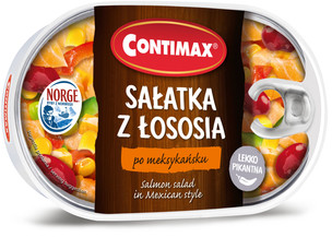 Contimax SAŁATKA Z ŁOSOSIA PO MEKSYKAŃSKU 170G zakupy dla domu i biura! 44358067