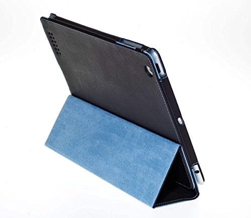 Bluestork Industry Housse cuir iPad Folio stojak + wake up BS-PAD-SLV/SPE