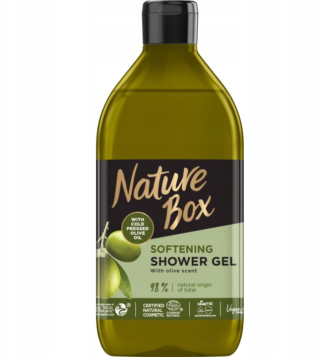 Nature Box Oliwka Zmiękczający Żel pod Prysznic