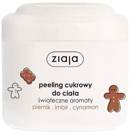 Ziaja Świąteczne aromaty peeling cukrowy piernik imbir cynamon 200ml