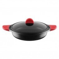 Castey Induction niska rondel, czerwony, czerwony, 30 cm IR30