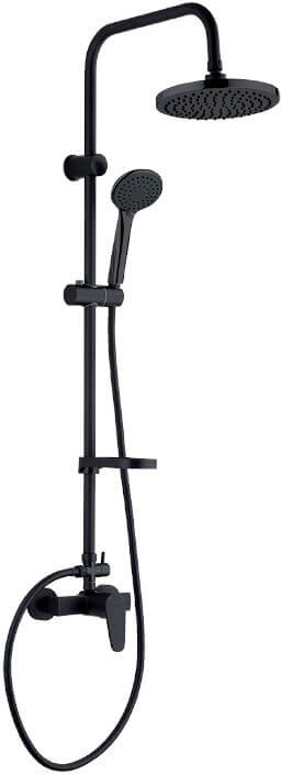 Kuchinox Kolumna natryskowa z baterią czarna INTRA Kuchinox PKI 70OB