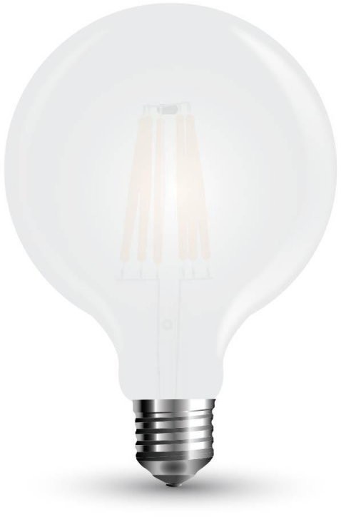 V-TAC Żarówka LED 7W Filament E27 G125 Mrożona VT-2067 6400K 800lm