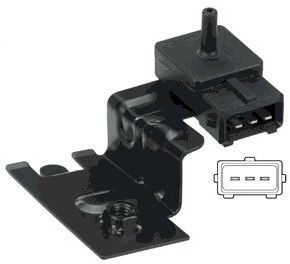 DELPHI Czujnik, ciśnienie w kolektorze dolotowym PS10169