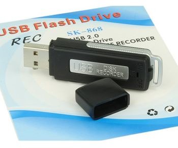 Importstator Ukryty Podsłuch Pendrive USB DYKTAFON 384Kbps pamięć 8GB S37 S37