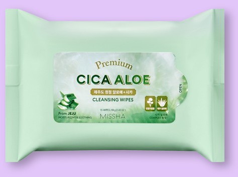 Missha Missha Premium Cica Aloe Cleansing Wipes - 15 szt 2100084