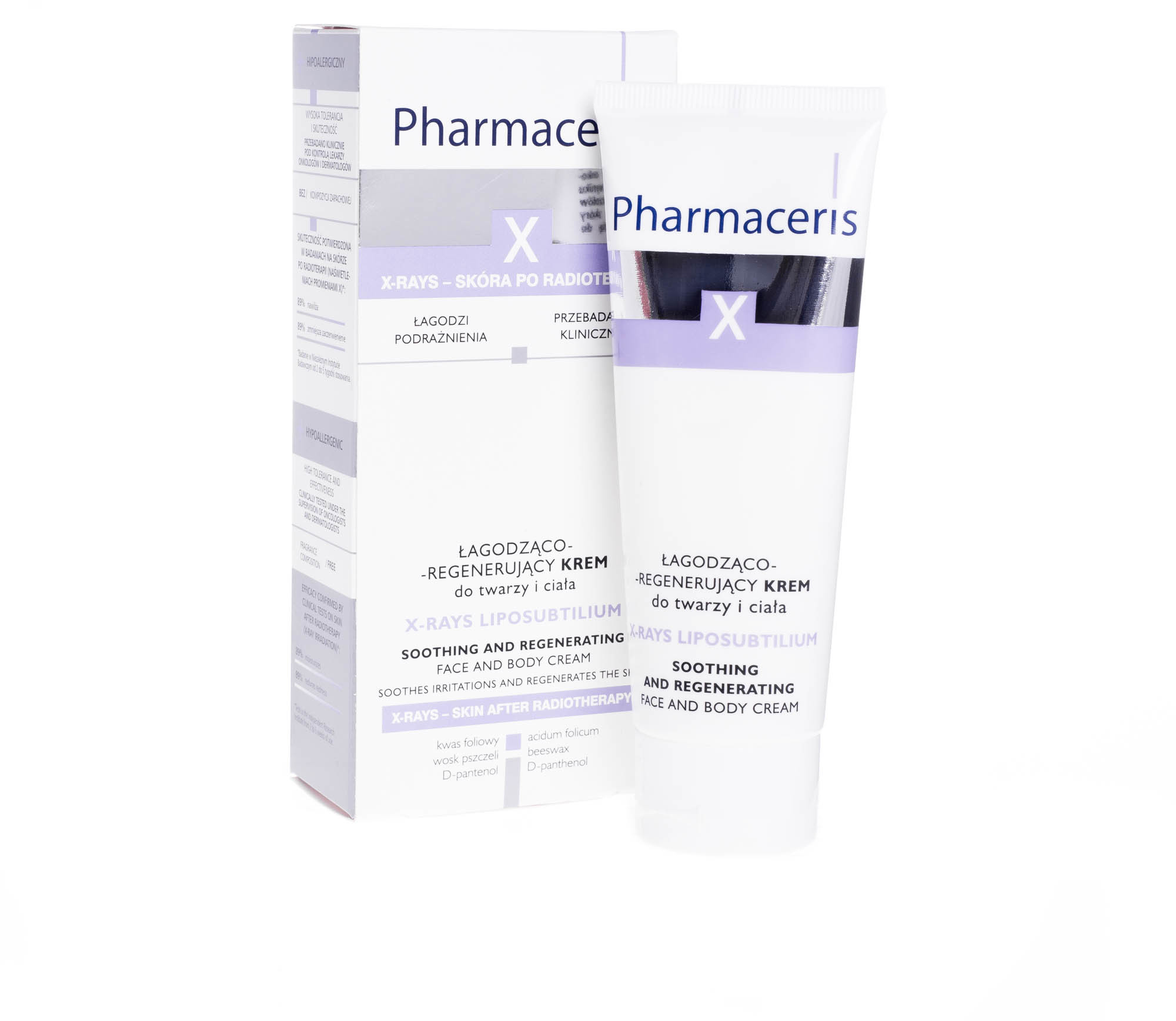 Pharmaceris XX-Rays LIPOSUBTILIUM Krem łagodząco-regenerujący do twarzy i ciała - 75 ml