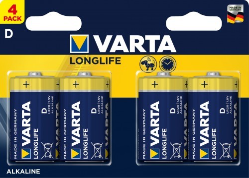 Varta 4x Baterie alkaliczne Longlife LR20/D VA236