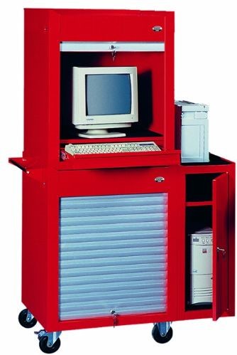 Fastservice Zestaw komputerowy midi (szafka, nadstawka, szafka boczna) P-1-07-06 P-1-07-06