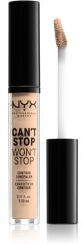 NYX Professional Makeup Professional Makeup Cant Stop Wont Stop korektor w płynie odcień 06 Vanilla 3,5 ml