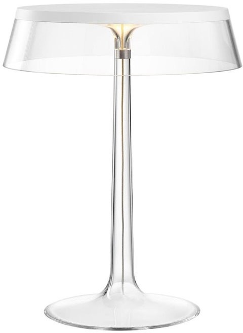 Flos Bon Jour H41 biały transparentny lampa biurkowa F1032009 + F1033000