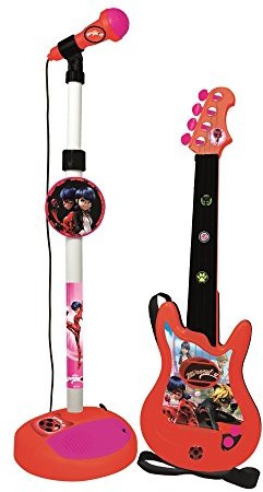 REIG Reig 2675 Ladybug gitara z mikrofonem stojącym i wzmacniaczem 2675