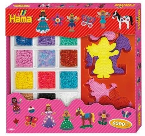 Hama Giant Gift Box, księżniczki/motyle