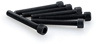 Puig 0370 N blister 6 śrub, M6, 45 mm, czarny 0370N