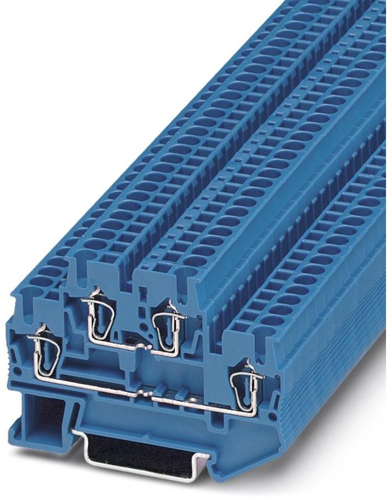 Phoenix Contact Listwy zaciskowe przepustowe STTB 2 5 BU STTB 2 5 BU Phoenix Contact 3031283 niebieski Zawartość 50 szt STTB 2 5 BU