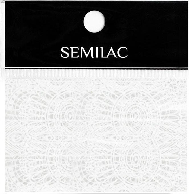 Semilac Folia transferowa 16 WHITE LACE KORONKA 5902751438260