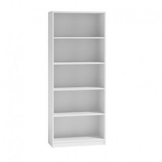 TOP E SHOP Regał 60cm Półka Szafka Książki Segregatory Biały R60 BIEL