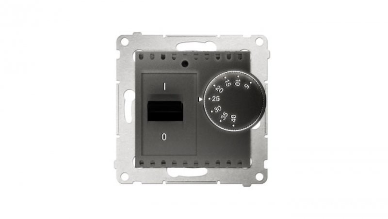 kontakt-simon Simon 54 Regulator temperatury 5-40°C IP20 antracyt DRT10W.02/48 DRT10W.02/48