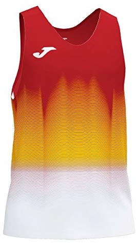 Joma Koszulka do biegania dla chłopców Elite Vii bez rękawów. czerwony czerwony/biały 4XS-3XS 101522.602