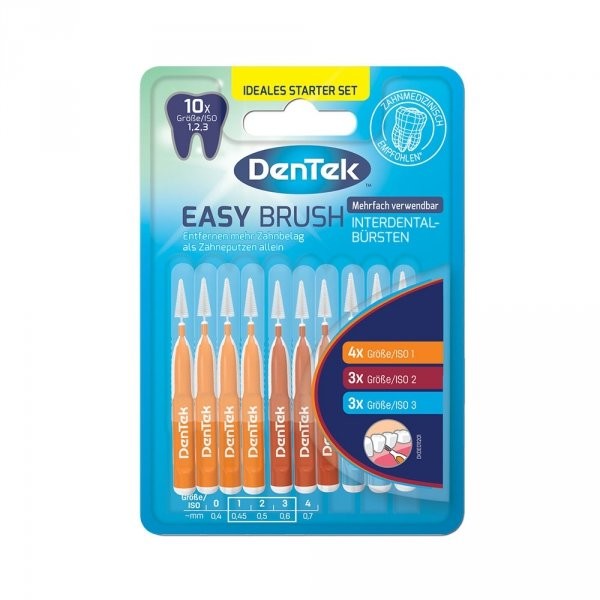 DENTEK Dentek Interdental MIX Easy Brush 10 sztuk