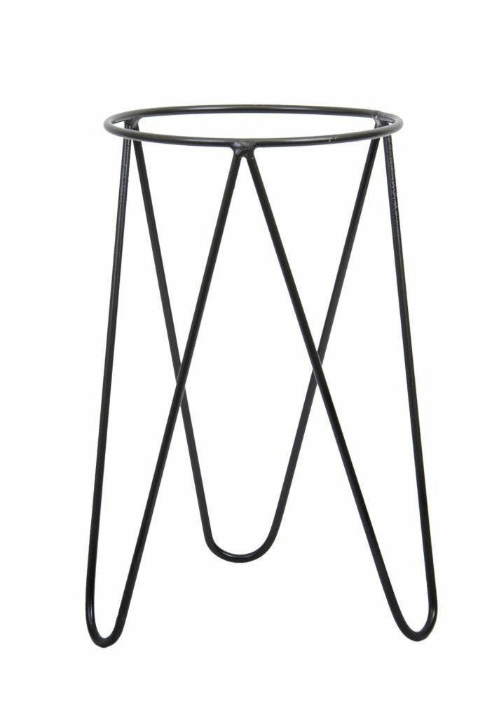 Czarny nowoczesny kwietnik Loft 50cm 10-1341