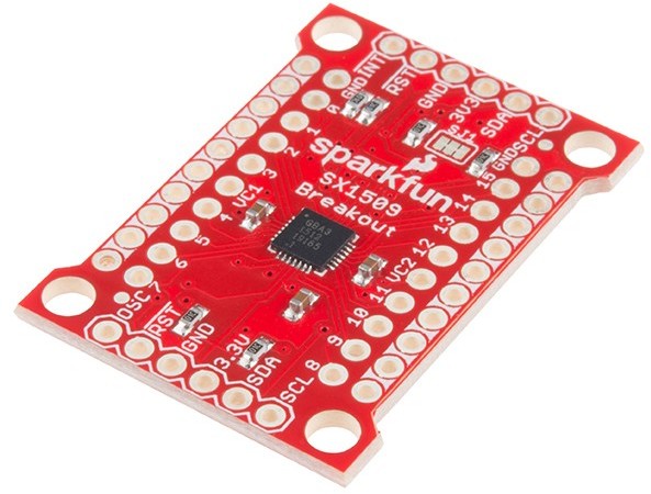 Arduino SparkFun SX1509 - ekspander wyprowadzeń 16 I/O dla SPF-11147