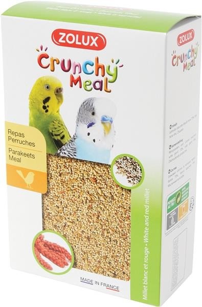 Zolux CRUNCHY MEAL pokarm dla papużek 800 g Dostawa GRATIS od 99 zł + super okazje