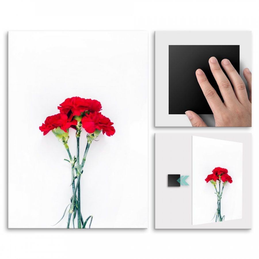 Pix4home Plakat metalowy bukiet kwiatków M POS-M-01468