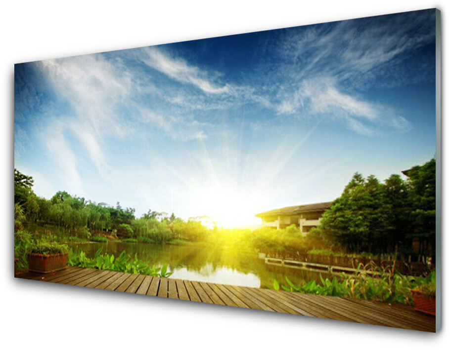 Tulup.pl Panel Kuchenny Jezioro Krajobraz 125x50cm
