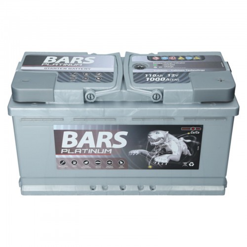 Bars Akumulator Platinum 12V 110Ah 1000A (EN) P+
