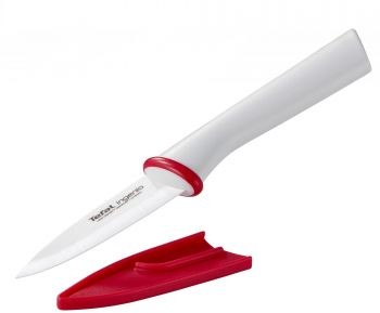 Tefal Ingenio biały ceramiczne Nóż pojedynczy do obierania 8 cm K1530314