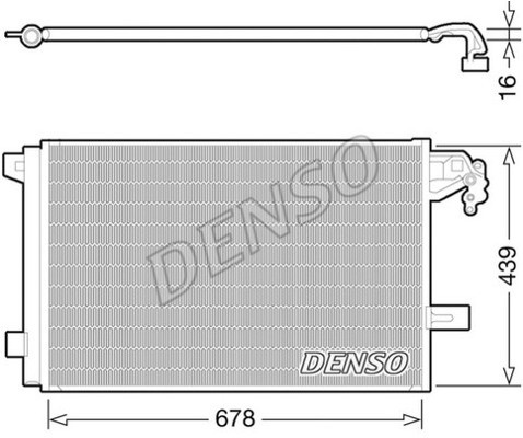 DENSO Skraplacz, klimatyzacja DCN32063