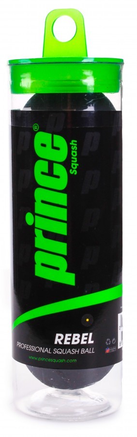 Prince Rebel 3 Ball Tube Double Yellow 1Dot 7Q740280