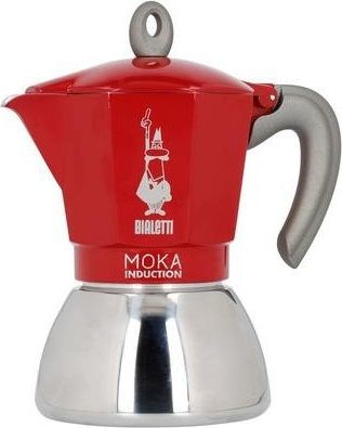 Bialetti Kawiarka kawiarka New Moka Induction 4tz czerwona