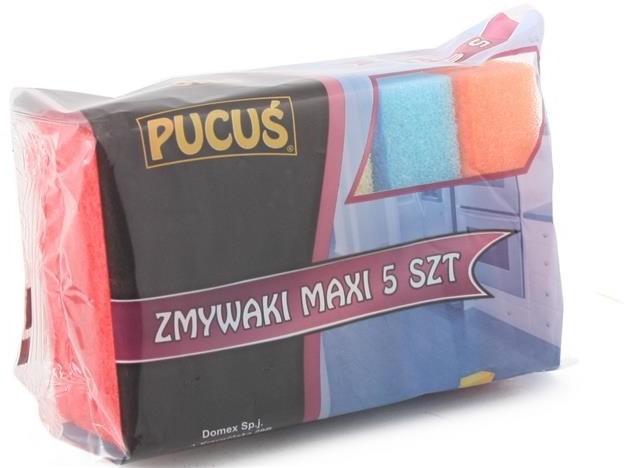 Pucuś zmywak zwykły 5 sztuk