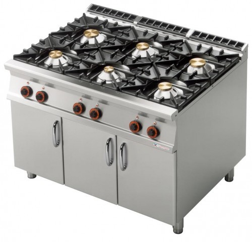 RM Gastro Kuchnia gazowa z szafką PC - 912 G