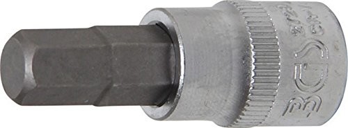 BGS wkładka bit, gwint wewnętrzny 6-kątne 3/8 cala x 48 MM, 10 MM, 3/8 cala, 2729