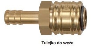 RIEGLER Szybkozłącze na Wąż 9mm 19444