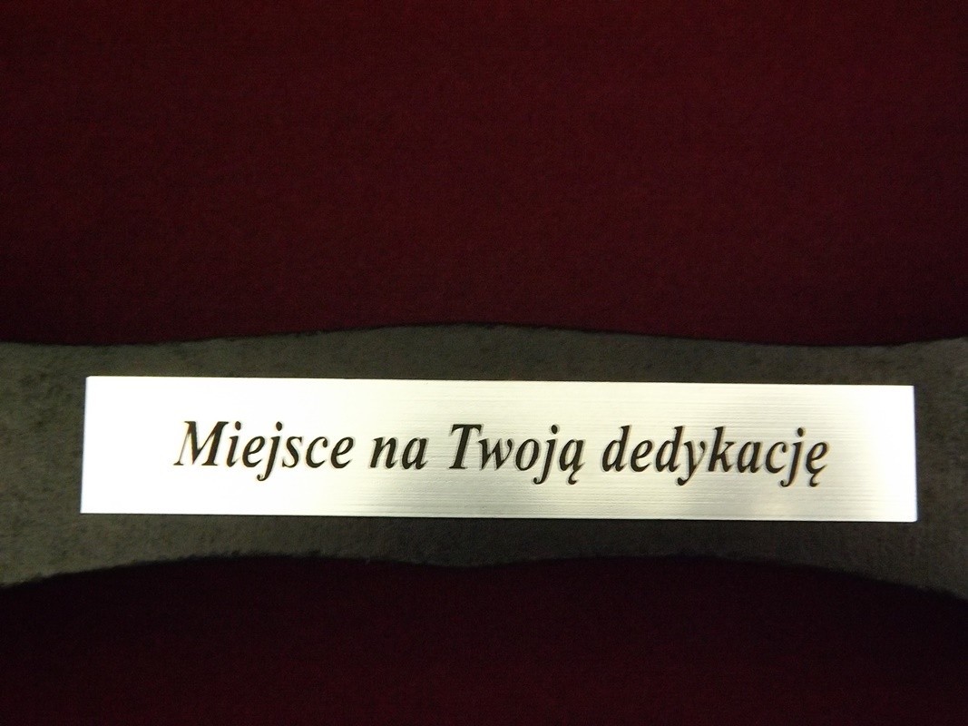 TABLICZKA MAŁA Z GRAWEREM TGM TGM