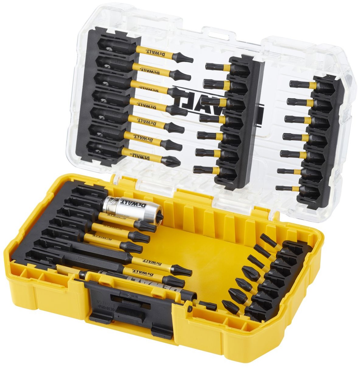 DeWALT zestaw 37 szt. końcówek udarowych 1/4