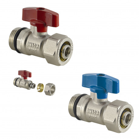 Ferro Zawór kulowy wodny 1/2 do rur pex 16x2 mm KPEX16 KPEX16