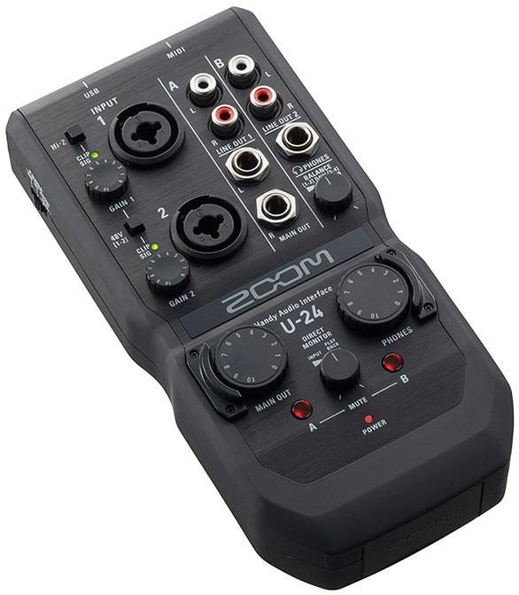 Zoom u-24 telefon komórkowy audio interface U-24