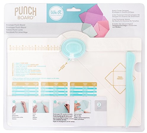 We R Memory Keepers Envelope Punch Board szablon do robienia kopert, wymiary: 6,75 x 10,5 cali WR71277-0