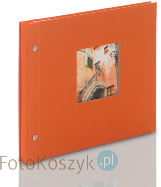Goldbuch Album Bella Vista pomarańczowy (tradycyjny, 40 kremowych stron)