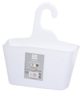 Douceur d'Intérieur intérieur douceur D 'kosz pod prysznic do zawieszenia z tworzywa sztucznego 23,5 x 8,5 x 25,5 cm 6ASB229BC
