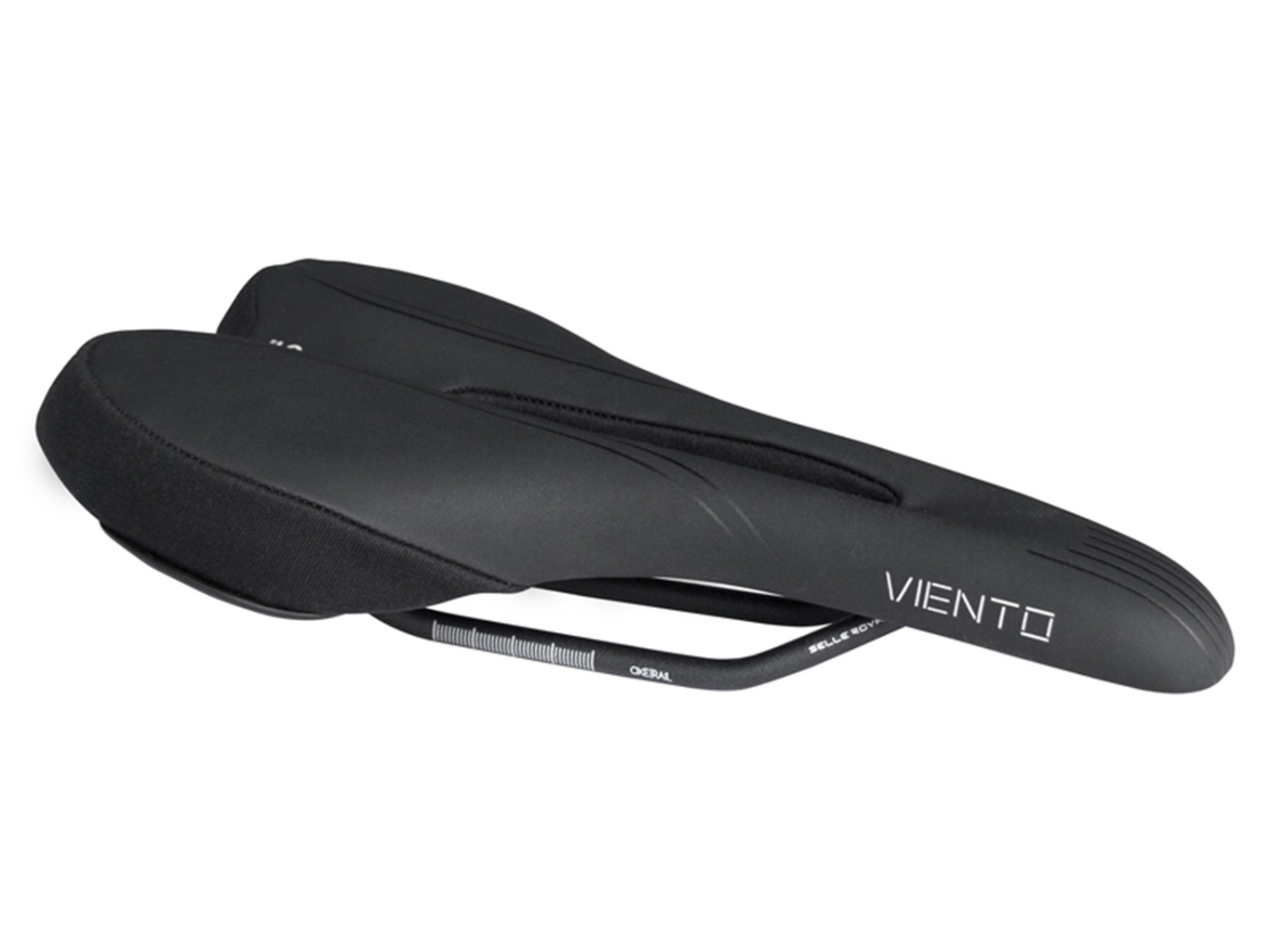 Selle Royal Viento Athletic Unisex Siodełko Rowerowe, Czarna, One Size (4032431)