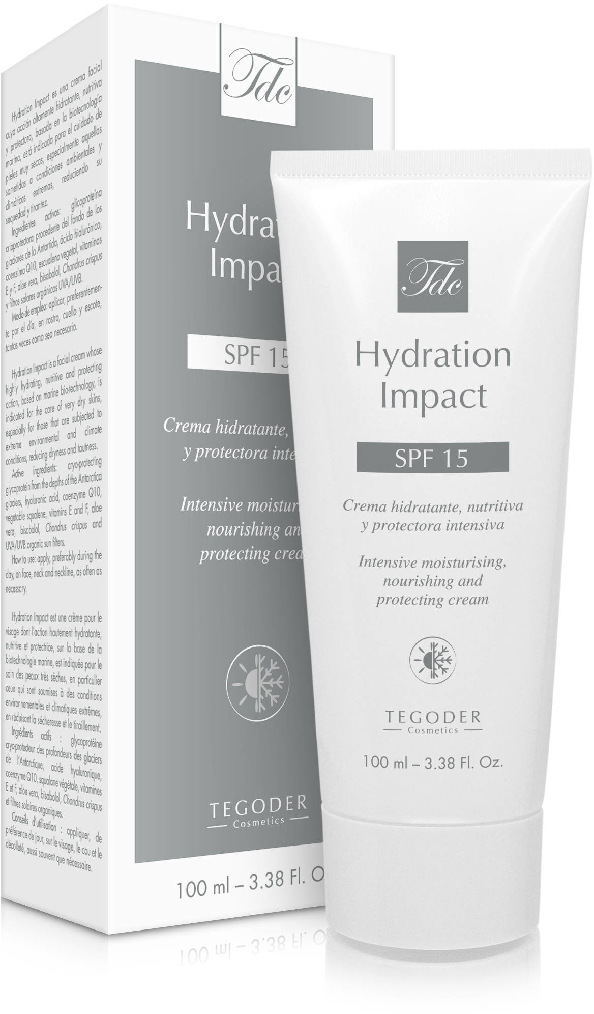 DLA TEGODER COSMETICS Krem głęboko nawilżający i ochronny skóry suchej HYDRATION IMPACT 100ml 15485-uniw