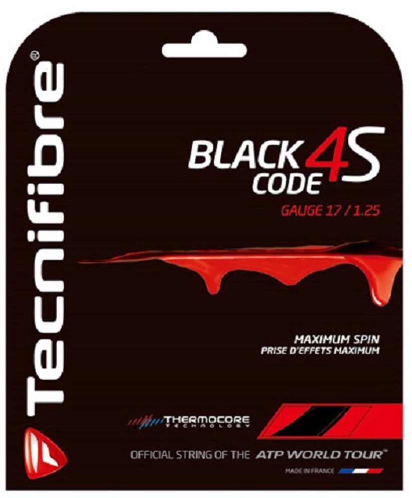 Tecnifibre Black Code 4S (12m) - black 04GBC4S-BK