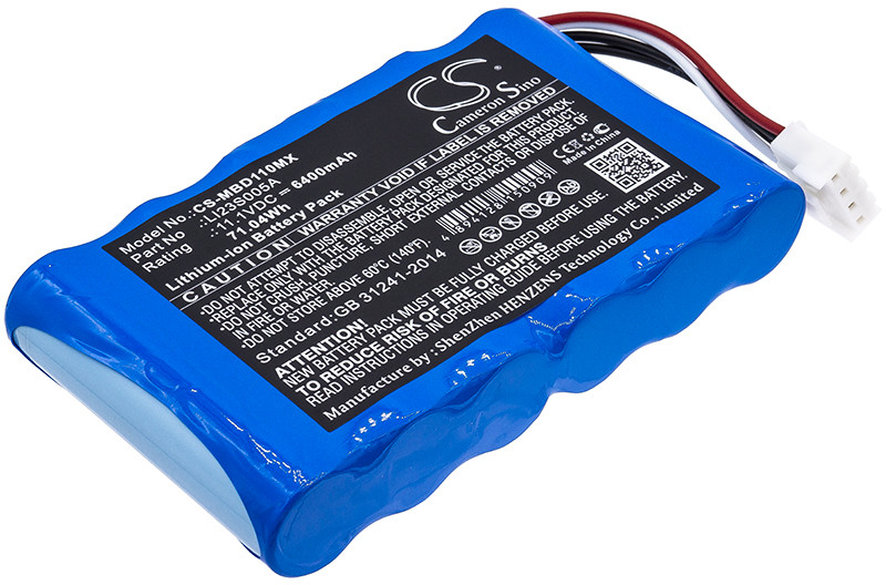 Фото - Зарядка для акумуляторної батарейки CameronSino Mindray Umec10 / LI23S005A 6400mAh 71.04Wh Li-Ion 11.1V  (Cameron Sino)
