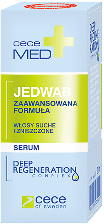 Opinie o Cece Med Cece of Sweden Silk Serum z jedwabiem do włosów suchych 20ml